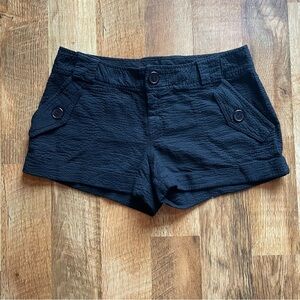 Mimi Chica Black High Waist Shorts‎